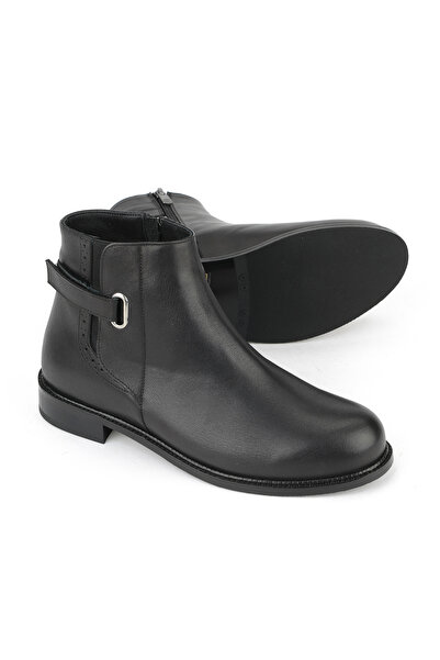 Ziya , Γυναικείες Μπότες Γνήσιο Δερμάτινο 1531030ZB123 Μαύρο