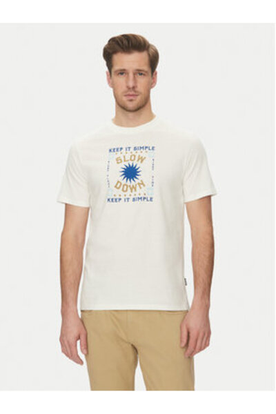 Blend Ανδρικό T-Shirt λευκό BLEND-20718311 110602 Χιονόλευκο