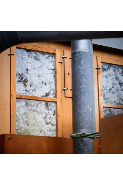 PEN-POL Standard Sleeping Pillow with Feathers, 70x70 cm, Ecru - 90% Feathers for Bedroom, 100% Cotton