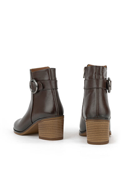 Ziya , Kadın Hakiki Deri Bot 1531020Z301 Kahve