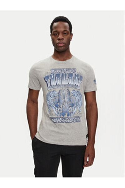 Brave Soul Ανδρικό T-Shirt MTS-149SKEN Γκρι