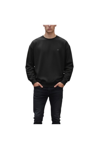 Cross Time Ανδρικό μαύρο φούτερ 7025 Ανδρικό φούτερ 7025-02