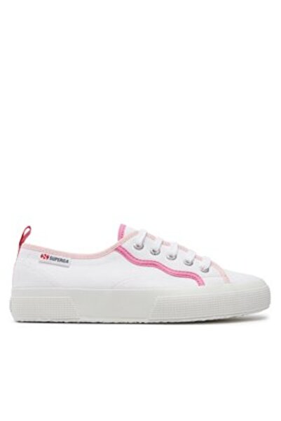 Superga γυναικεία αθλητικά παπούτσια 2750 CURLY BINDINGS λευκά