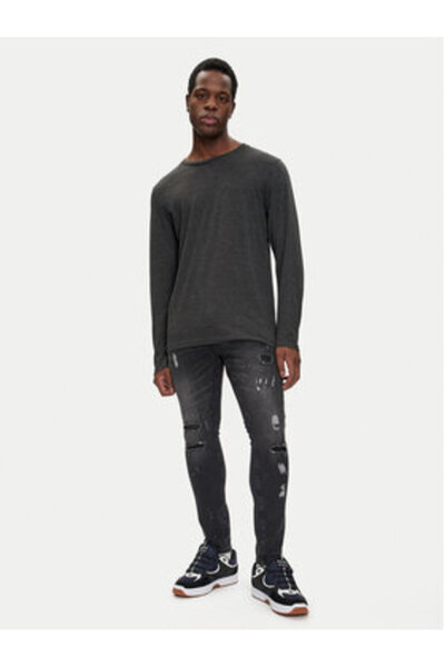 Brave Soul Ανδρικό Μακρυμάνικο MLT-69PRAGUEM Γκρι