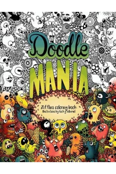 Cambridge Univ Pr Doodle Mania: Zifflin's Coloring Book