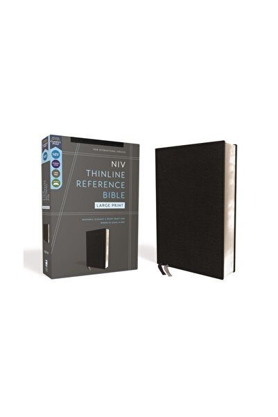Zondervan Niv, Thinline Reference Bible, Large Print, European Bonded Leather...