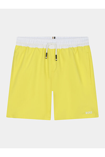 BOSS Σορτς μαγιό για αγόρια J50668 D Κίτρινο