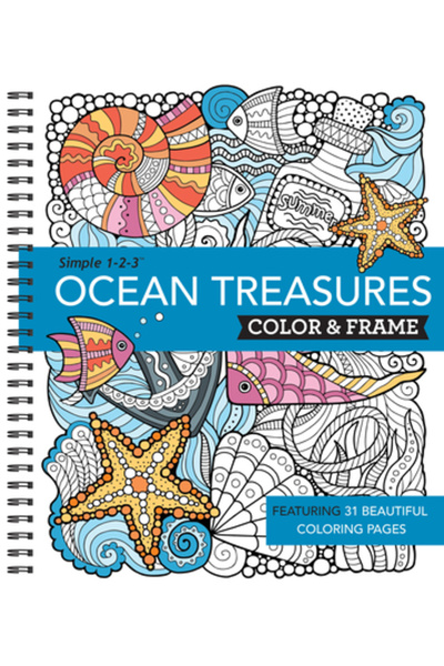 Pubn Intl Color and Frame Ocean Treasures