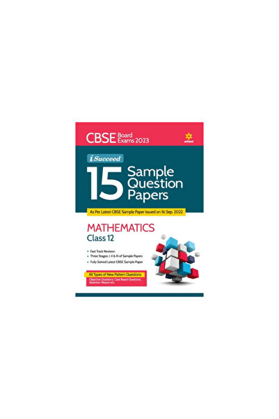Arihant Pubn India Ltd CBSE Board Exams 2023 I-Succeed 15 Sample Question Pap...