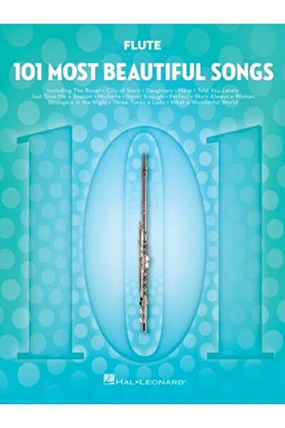 Hal Leonard Pub Co 101 Most Beautiful Songs for Flute: For Flute