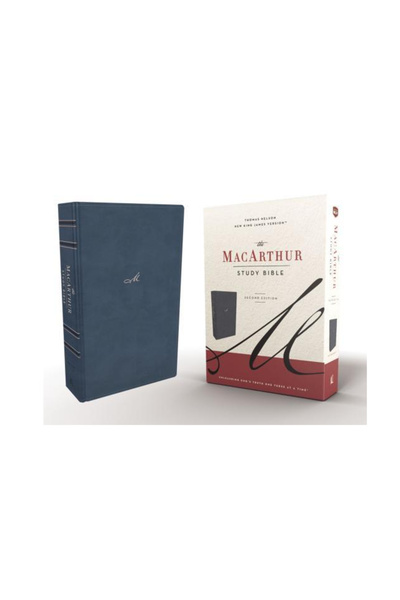 Thomas Nelson Pub Nkjv, MacArthur Study Bible, 2nd Edition, Leathersoft, Blue...