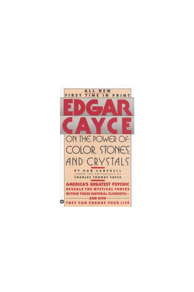 Warner Books Edgar Cayce on the Power of Color, Stones, and Crystals