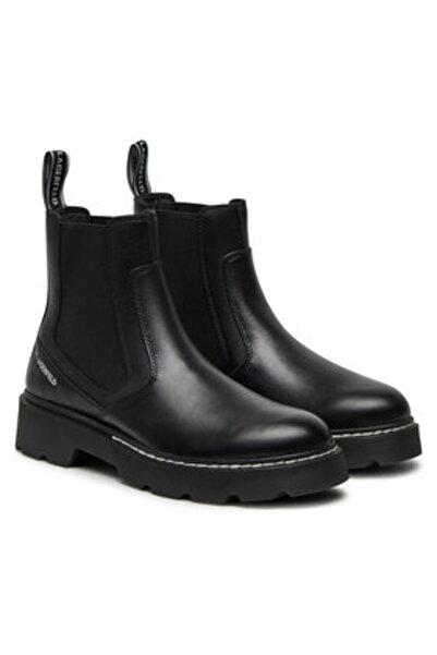 Karl Lagerfeld Γυναικείες Μπότες Chelsea KL40460 Μαύρες