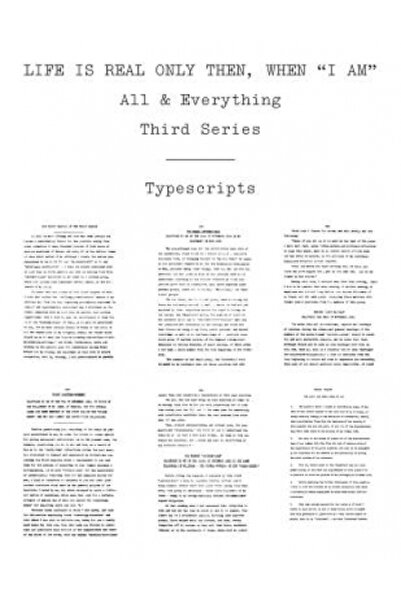 John Wiley & Sons Inc Life Is Real Only Then, When "I Am": Typescripts