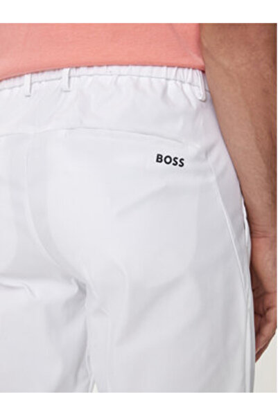 BOSS Ανδρικά παντελόνια chino 50495488 Λευκά