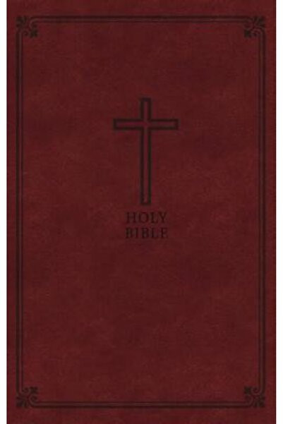 Nelsonword Pub Group KJV, Deluxe Gift Bible, Imitation Leather, Red, Red Lett...