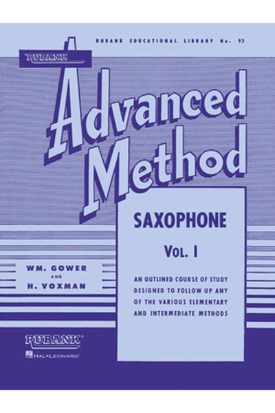 Rubank Publications Rubank Advanced Method: Saxophone, Vol. I