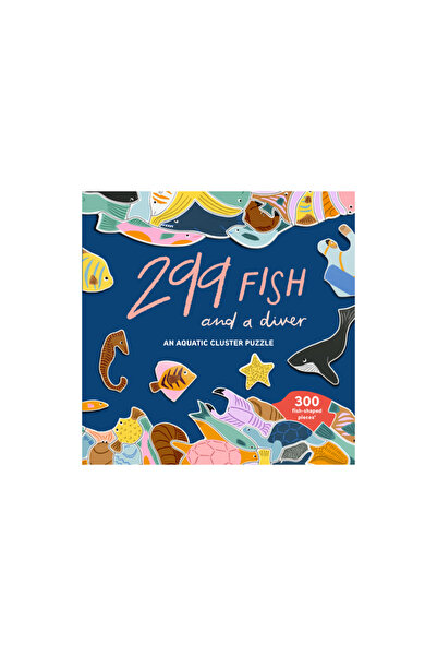 Laurence King Pub 299 Fish (and a Diver) 300 Piece Puzzle: An Aquatic Cluster...