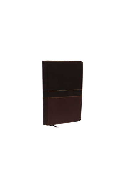 Nelsonword Pub Group NKJV, Deluxe Gift Bible, Imitation Leather, Tan, Red Let...