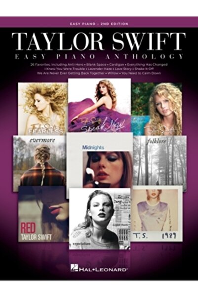 Hal Leonard Pub Co Taylor Swift Easy Piano Anthology - 2nd Edition: Easy-Leve...