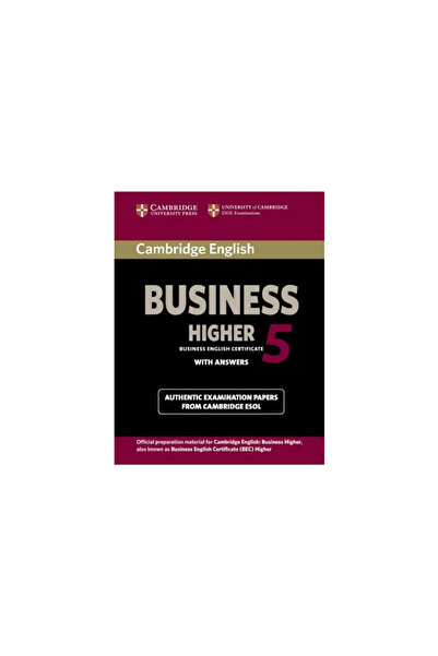 Cambridge Univ Pr Cambridge English Business 5 Higher Student's Book with Answers