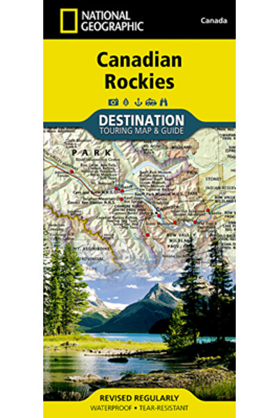 Cambridge Univ Pr Harta ghidului de destinații din Munții Stâncoși Canadieni