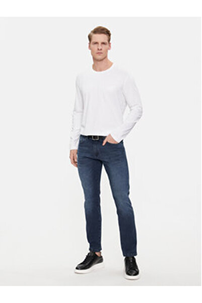 BOSS Ανδρικό Μακρυμάνικο 50515390 Λευκό