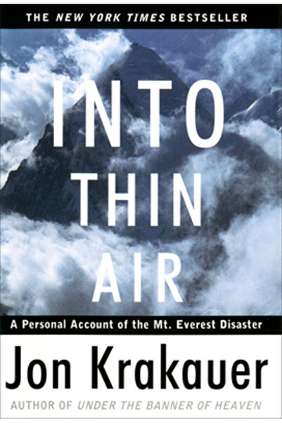 Villard Books Into Thin Air: A Personal Account of the Mount Everest Disaster