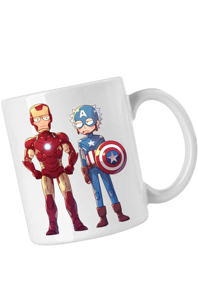 OEM Cana Iron Man Rick and Morty Captain America
