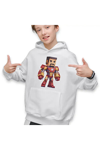 OEM Hanorac Copii Baieti Minecraft Iron Man Roblox