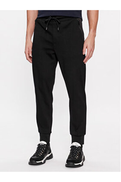 BOSS Ανδρικό παντελόνι φόρμας 50499243 Μαύρο