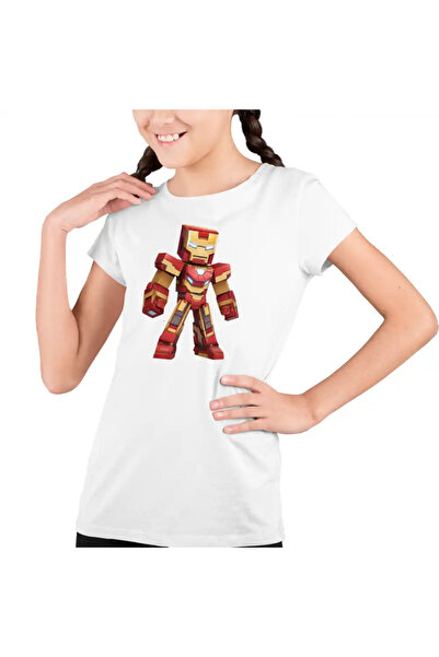 OEM Tricou Copii Fete Iron Man Roblox