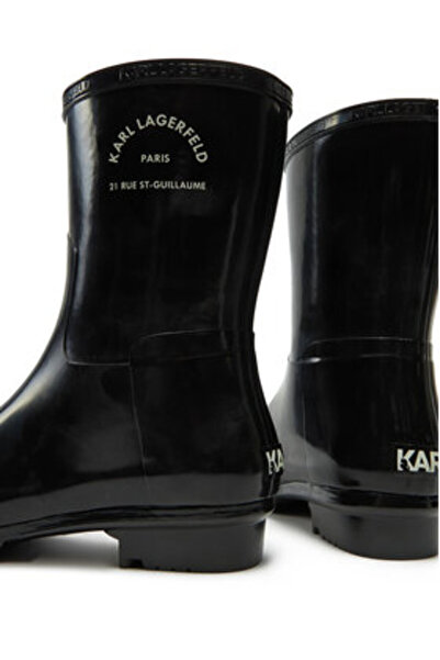Karl Lagerfeld γυναικείες γαλότσες KL47075S μαύρες