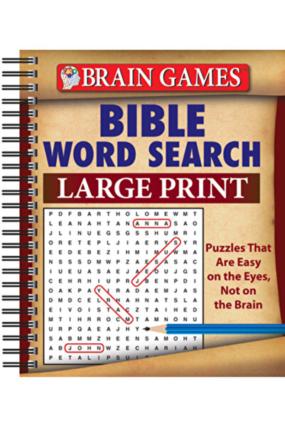Oxford Univ Pr Brain Games Bible Word Search LP
