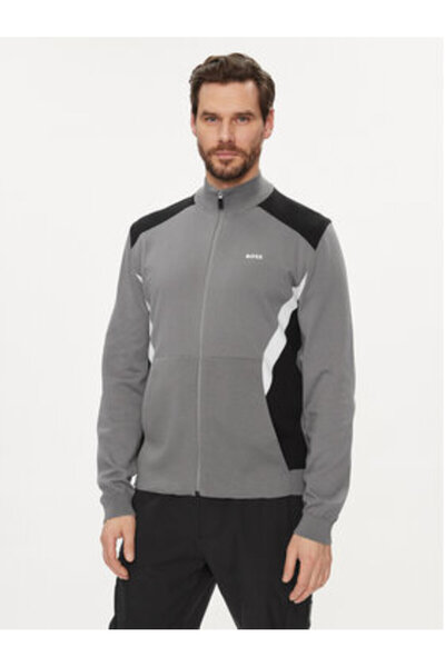 BOSS Ανδρικό Φούτερ 50504948 Γκρι