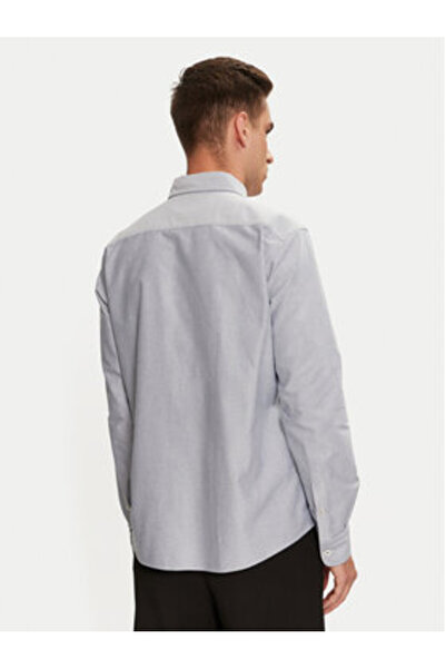 BOSS Ανδρικό Πουκάμισο 50520265 Μπλε