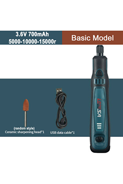 Choice28 آلة حفر كهربائية صغيرة من النوع D، 5000-20000 دورة في الدقيقة، 4.2 ف...