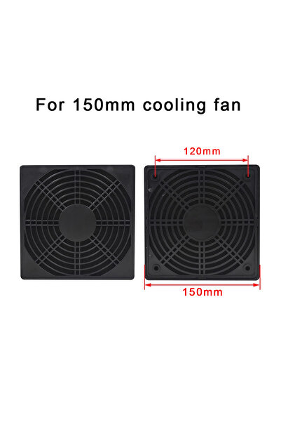 Choice6 غطاء شبكي بلاستيكي مقاوم للغبار لمروحة قطرها 150 مم، مروحة يحافظ على ...