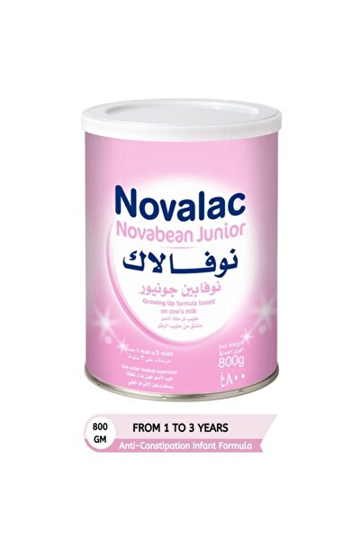 NOVALAC نوفالاك نوفابين جونيور ٨٠٠ جرام تركيبة حليب لمرحلة النمو مخصصة لحالات من عمر سنة إلى ٣ سنوات