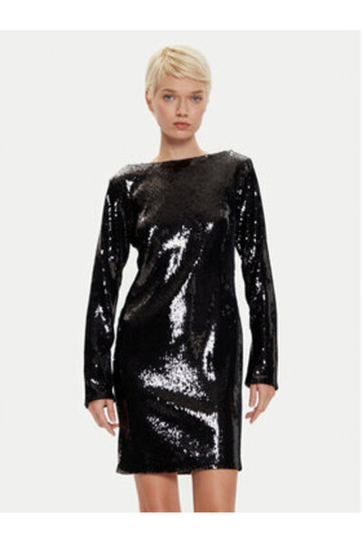 BOSS Γυναικείο Φόρεμα Κοκτέιλ 50526990 Μαύρο