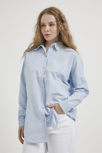 Arma Life ARMALİFE 2130 CĂMĂȘĂ OVERSIZE LUNGĂ DE BAZĂ PENTRU FEMEI