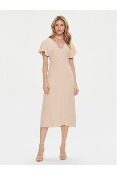 BOSS Γυναικείο Φόρεμα Casual 50488660 Μπεζ