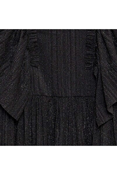 KIABI Glittery pleated dress black