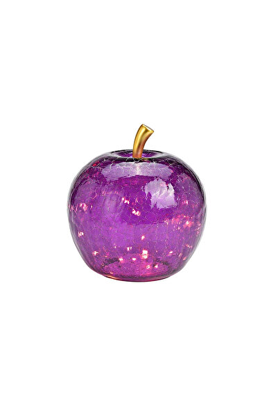 CHRISTMAS GIFTS Mar decorativ mov cu 30 leduri 22x14 cm