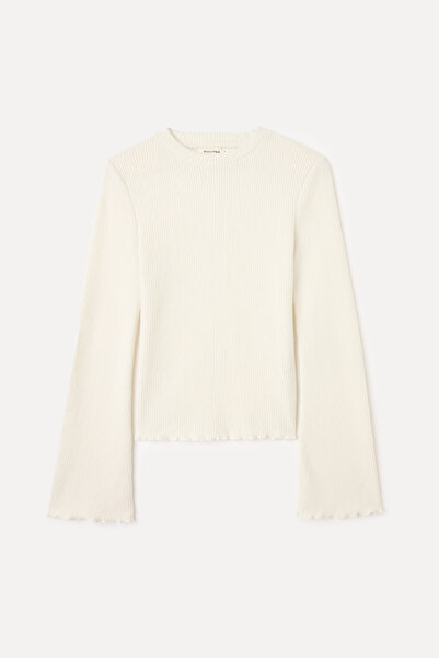 Mudo Twill Blouse with Loose Sleeves