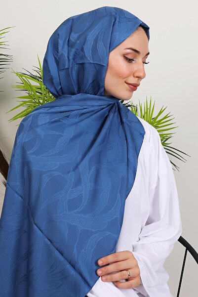 GİYZAMİLA Dina Jakar Shawl Indigo