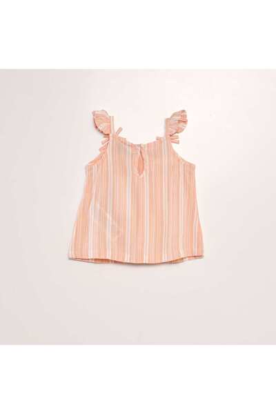 KIABI Blouse with ruffled straps WHITE