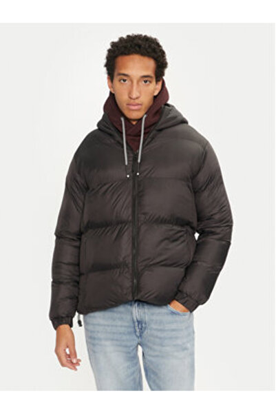 Brave Soul Ανδρικό Χειμερινό Μπουφάν MJK-TEX Μαύρο