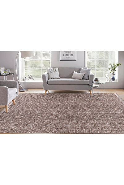 WOOF HOME Μοντέρνο βαμβακερό κάλυμμα χαλιού Savan 4m2 Υφαντό 160x240 Χωρίς ελαστικό