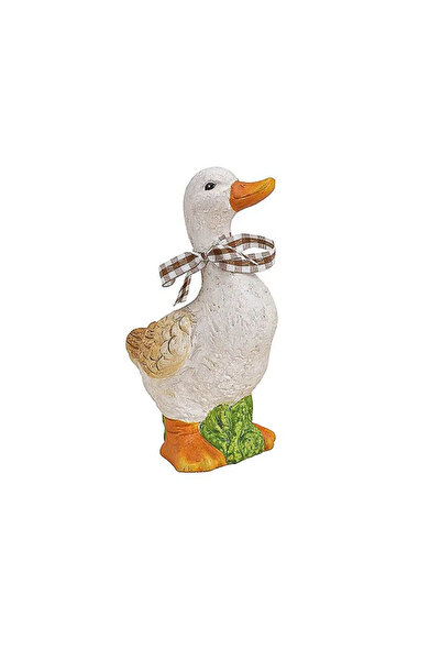 CHRISTMAS GIFTS Rata alba decorativa din ceramica 16 cm